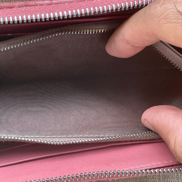 Bottega Veneta Wallet Intrecciato Lambskin Zippy Zip Around Clutch Purse Italy - Picture 7 of 11